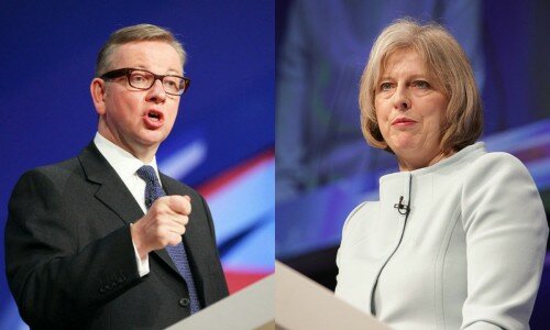 Gove and May lock horns as Education Secretary declares: ‘Trojan Horse swamp must be drained’ Gove and May lock horns as Education Secretary declares: ‘Trojan Horse swamp must be drained’