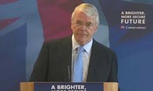Dale’s Diary: Sir John Major rolls back the years, but leaves his soapbox at home Dale’s Diary: Sir John Major rolls back the years, but leaves his soapbox at home