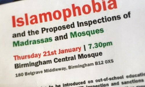 ‘Stoking Islamophobia and an attack on Muslims’ – Afzal meeting organisers’ verdict on Prevent ‘Stoking Islamophobia and an attack on Muslims’ – Afzal meeting organisers’ verdict on Prevent