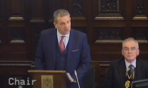Clancy juggles financial misery with future vision in maiden council budget speech Clancy juggles financial misery with future vision in maiden council budget speech